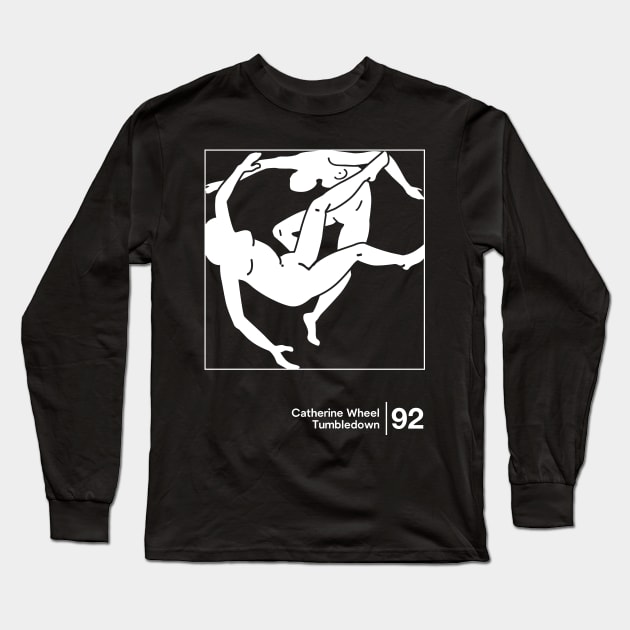 Catherine Wheel / Minimal Style Graphic Artwork Long Sleeve T-Shirt by saudade